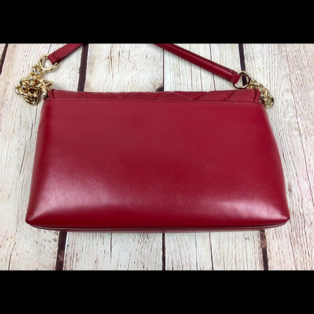 Authentic Red Coach Crossover Purse - Picture 6 of 8